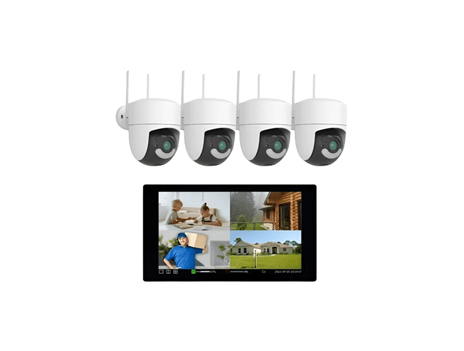 NVR Kit (Display + 4 Cameras)